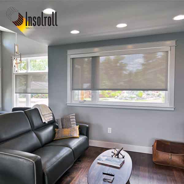 Insolroll shades: stylish, light-filtering, and energy-efficient window treatments for any space.