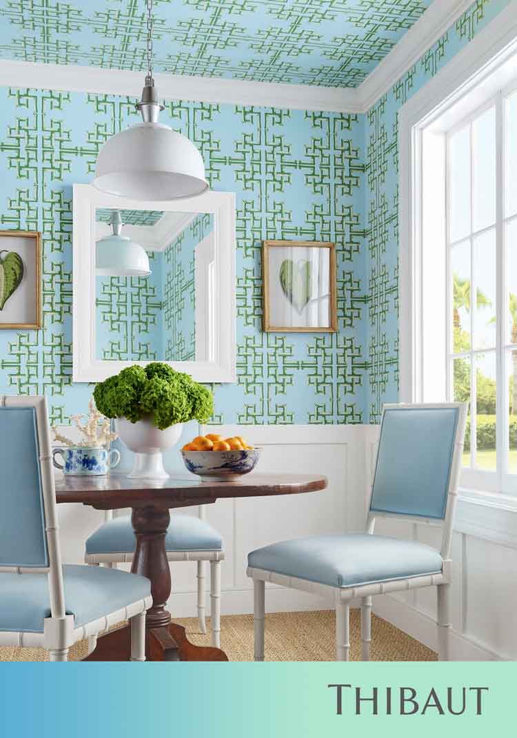 Thibaut wallpaper from The Fabric Source: bold patterns and innovative designs for stunning interiors.