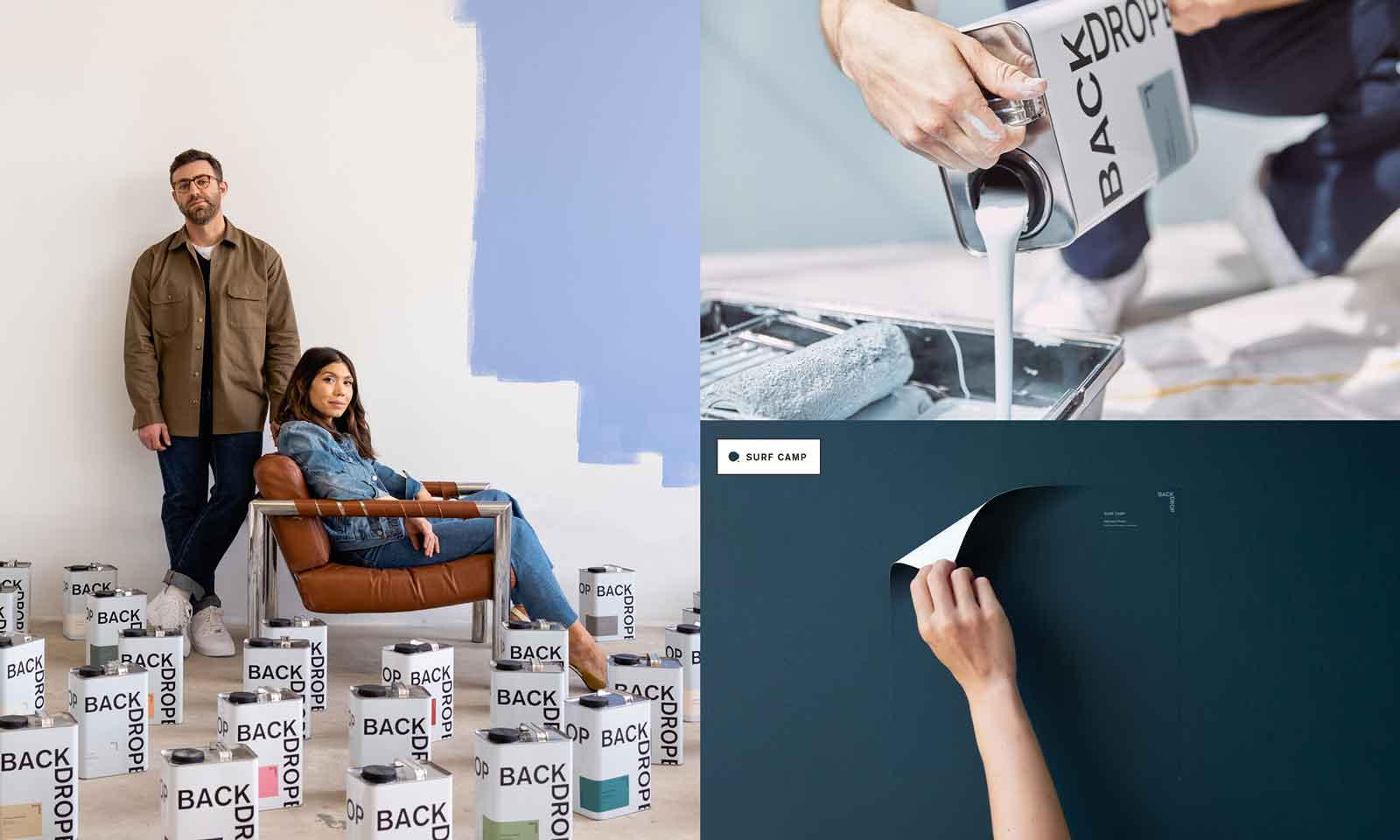 Schumacher BACKDROP paint & wallcovering: premium designs for stylish, modern interiors.
