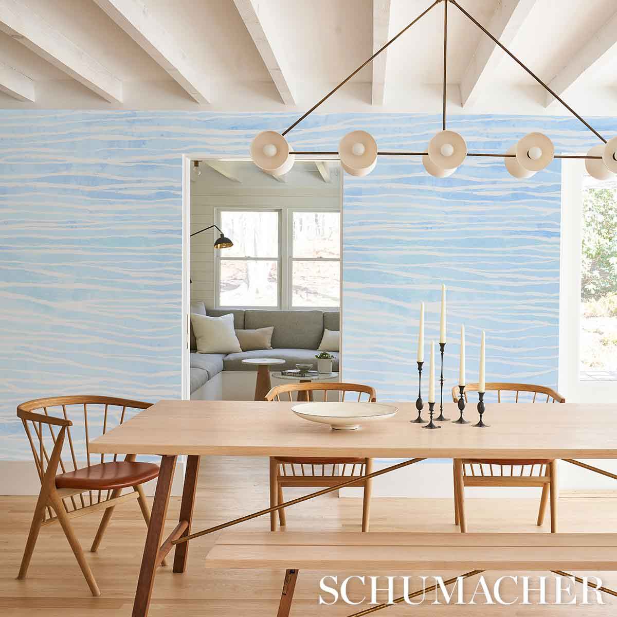 Schumacher wallpaper: bold geometric patterns to elevate modern spaces.