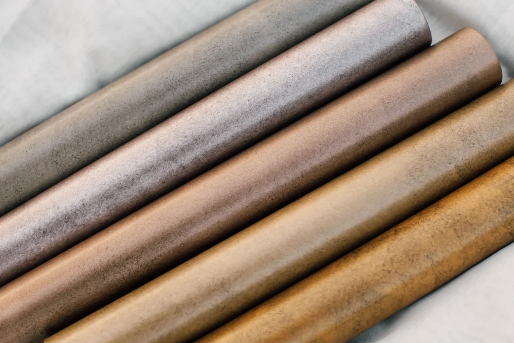 A selection of refined metal hardware finishes from B+B Hardware